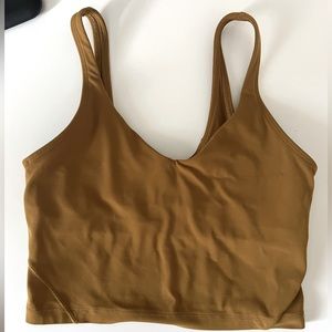 Lululemon Align tank, ochre yellow, size 6